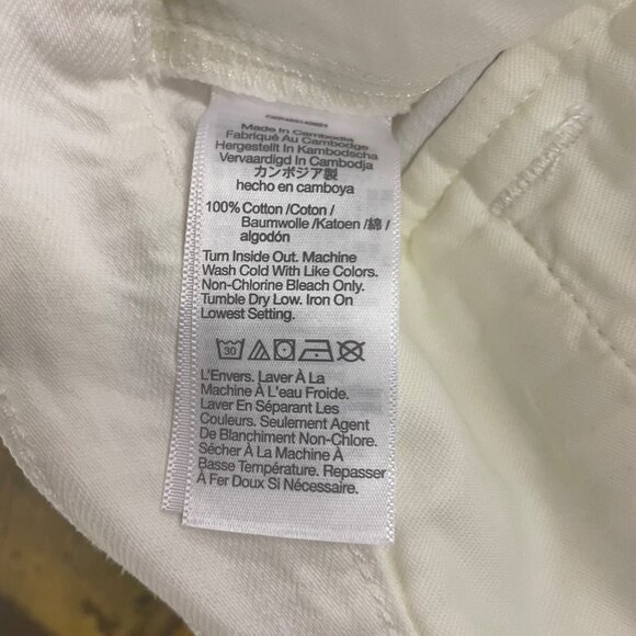 Madewell The Harlow Wide Leg Jean Airy Denim Edition Tile White Sz 33 - Picture 8 of 11